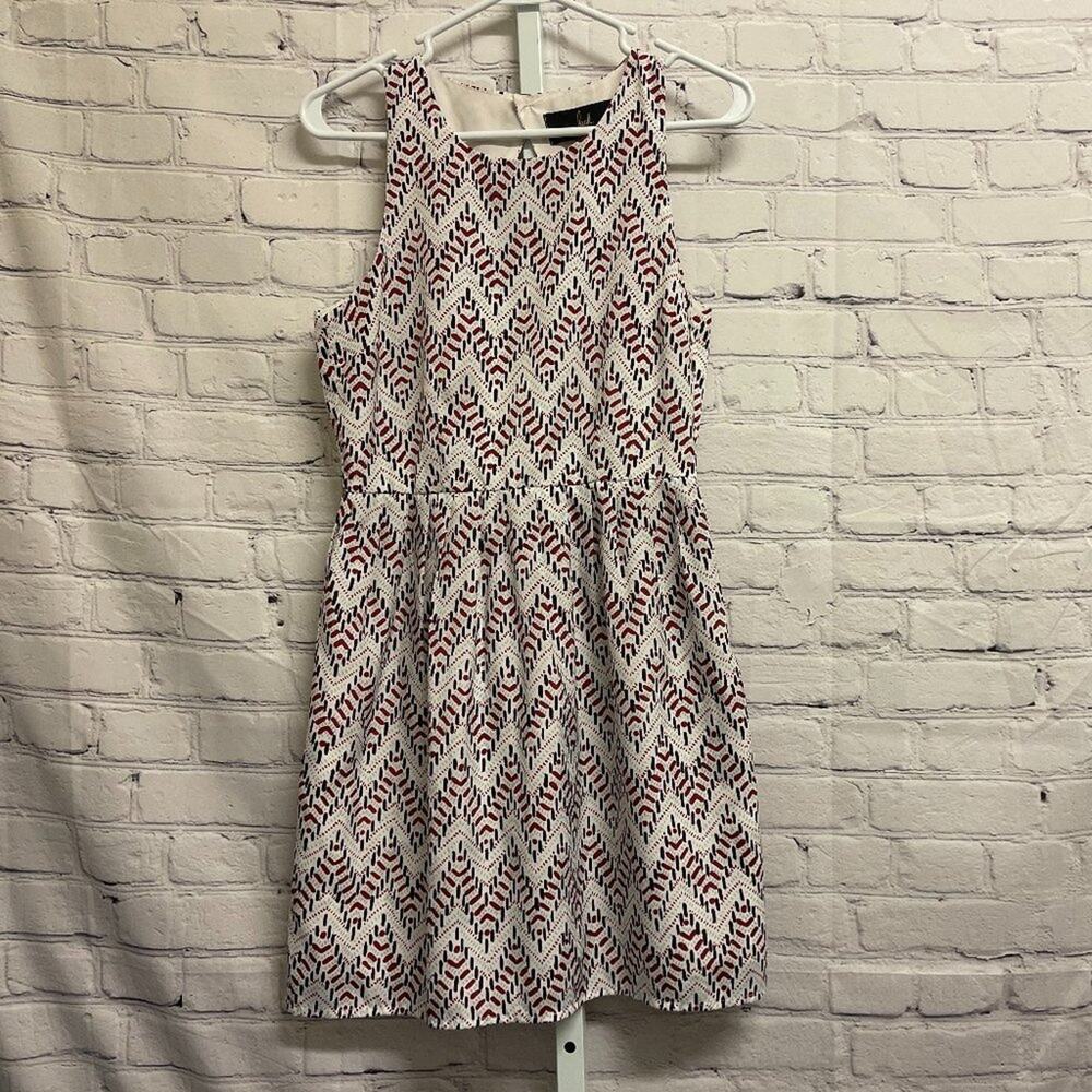 JACK BY BB DAKOTA - Chevron Dot Dress
